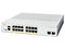 Switch Cisco Catalyst 1300 C1200-16P-2G Gestionado, con 16 Puertos GE PoE+ y 2 Módulos SFP, 120W. Color Blanco.