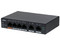 Switch PoE de 6 Puertos Gigabit, 4 Puertos PoE 10/100/1000, 2 Puertos Uplink 10/100/1000, 60 Watts Totales, Administrable en la Nube por DoLynk Care, PoE hasta 250 Metros, Carcasa Metálica, Switching 12 Gbps.