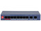 Switch PoE Dahua DH-CS4010-8ET2GT-110, 8 Puertos DownLink 10/100 Mbps, 2 Puertos UpLink 10/100/1000 Mbps, 2 Puertos PoE de Hasta 60 W, Hasta 250m, Color Azul.