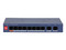 Switch PoE Dahua DH-CS4010-8ET2GT-60, 8 Puertos DownLink 10/100 Mbps, 2 Puertos UpLink 10/100/1000 Mbps, 1 Puerto PoE de Hasta 60 W, Color Azul.