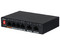Switch No Administrable Dahua DH-PFS3006-4ET-60-V2, 6 Puertos 10/100 Mbps, 4 Puertos PoE, 60W, L2. Color Negro.