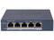 Switch Gigabit PoE+ Administrable, 4 Puertos 1000 Mbps PoE+, 1 Puerto 1000 Mbps Uplink, Configuración Nube Hik-PartnerPro, Modo Extendido hasta 300 Metros, 45 Watts, DS-3E1505P-EI/M.