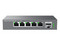 Switch Grandstream GWN7700M de 5 puertos 10/100/2500 Mbps y 1 puerto SFP+.