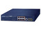 Switch Planet Technology GS-4210-8P2S de 8 Puertos Gigabit (10/100/1000Mbps), 2 Puertos SFP, Modo Extendido Hasta 250 m, Color Azul.