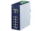Switch Administrable Planet Technology IGS-10020MT de 8 Puertos Rj45 mas 2 Puertos SFP, 10/100/1000 Mpbs, IP30.
