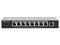 Switch Administrable Ruijie RG-ES209GC-P de 9 Puertos Gigabit Ethernet, 8 Puertos PoE+, Gestión gratuita desde la nube.