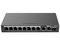 Switch Administrable Ruijie RG-ES210GS-P, 8 puertos Gigabit Ethernet, PoE, SFP, gestión gratuita desde la nube.