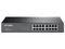 Switch No Administrable TP-LINK TL-SG1016D V13.0, 16 Puertos RJ-45 1000 Mbps, 8000 Entradas Mac, 32 Gbit/s, Rack 1U. Color Negro.