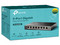 Switch TP-Link TL-SG108E V6.4, 8 Puertos RJ-45, 10/100/1000 Mbps, No Administrable. Color Negro.