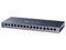 Switch No Administrable TP-LINK TL-SG116 V2.0, 16 Puertos RJ-45 10/100/1000 Mbps, 8000 Entradas Mac, 32 Gbit/s. Color Negro.