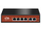 Switch Wi-Tek WI-PS205 de 4 puertos PoE y 1 RJ45, No Administrable.