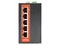 Switch Wi-Tek WI-PS305G-I-DC, 4 Puertos RJ-45 10/100/1000 Mbps PoE, 1 Puerto Gigabit Uplink, Color Negro.