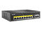 Switch Netis P110C de 8 puertos PoE 10/100Mbps y 2 puertos Uplink 10/100Mbps, 120W. Color Negro.