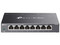 Switch TP-Link Omada DS108G, 8 puertos, 10/100/1000Mbps, 16 Gbit/s, no administrable, color negro.