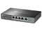 Switch TP-LINK Omada ER605 V2.3 SafeStream, 5 Puertos 10/100/1000Mbps, VPN, Gigabit Multi-WAN. Color Gris.