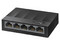 Switch TP-Link LS1005G(UN) de 5 puertos10/100/1000 Mbps, No Administrable. Color Negro.