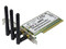 Tarjeta de Red 3COM de 3 Antenas, IEEE 802.11n draft 2.0 /IEEE 802.11b/g, PCI 