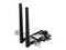 Tarjeta de Red Inalámbrica Asus PCE-AX1800, Bluetooth 5.2, Wi-Fi 6 (802.11ax), Doble banda 2.4GHz y 5GHz, Color Negro.