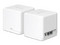 Sistema de Wi-Fi en Malla Mercusys Halo H30G de Doble Banda, Wi-Fi 5, hasta 1300 Mbps, (Paquete de 2) Color Blanco.