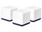 Sistema de Wi-Fi en Malla Mercusys Halo H50G de Doble Banda, Wireless AC (Wi-Fi 5), hasta 1900 Mbps, (Paquete de 3). Color Blanco.