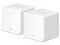 Sistema de Wi-Fi en Malla Mercusys Ax1500, Wireless AX (Wi-Fi 6), RJ-45. Color Blanco. 2 Piezas.
