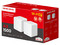 Sistema de Wi-Fi en Malla Mercusys Ax1500, Wireless AX (Wi-Fi 6), RJ-45. Color Blanco. 2 Piezas.
