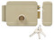 Cerradura Eléctrica Assa Abloy 321-DCD-ABG para Exterior, Orientación derecha. Incluye Llave