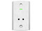 Botón de Petición de Salida Axceze AX-B140, Cubierta Metálica, LED Indicador y Grado de Protección IP68 para Uso Exterior. Alimentación de 24V CC. Color Plata.