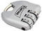 Candado de Combinación Ajustable Phillips, no requiere llave, Color gris.