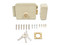 Kit de Cerradura Eléctrica Yale 89371, Incluye Cerradura Derecha Eléctrica 321DC, HUB de Apertura atreves de Smartphone y 3 Controles Remotos.