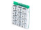Teclado iluminado Doorking 1895-032, Para Porteros telefónicos, Color Gris.