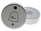 Timbre para puerta con cámara Quian, resolución 480 x 320, Wi-Fi. Color blanco.