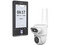 Paquete de Control de Acceso ZKTeco SenseFace 7A, Reconocimiento Facial y Huella Digital, Cámara de Doble Lente PTZ NGTeco NGSH01C8AN de 4MP.