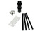 Kit Organizador de Cables de Fibra Óptica 3M, 5 Piezas. Color Negro.