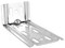 Ménsula CHAROFIL MG-60-122EZ para montaje en pared, Anchos de charola de 150mm, Acabado Electro Zinc.