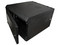 Gabinete rack LACES LA230GP6E de montaje en pared, acero, 6U. Color Negro.
