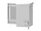 Gabinete metálico Linkedpro LP-FORTE-16U-R3 para exteriores, con Rack de 19