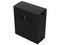 Gabinete de Pared LinkedPro LP-GPH-06R2 con Rack Horizontal de 6 UR y Ventanilla de Inspección. Color Negro.