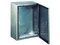 Gabinete Precision PST-406025-INOX-B de Acero Inoxidable para uso en intemperie, IP66, Hasta 50kg de peso soportado.