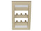 Placa de pared Panduit CFPE6EIY, con 6 puertos Mini-Com.