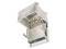Gabinete Panduit PanZone Premium de Montaje en Techo, 8UR, Para Equipo Pasivo, Fabricado en Acero, Color Blanco.