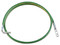 Jumper para Aterrizar Equipos Panduit RGEJ624PHY para uso en Racks o Gabinetes, 6 AWG, Conexión a Tierra, Terminal Recta, Color Verde.
