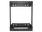 Gabinete Rack de Servidores de Marco Abierto 12U para Montaje en Pared - Profundidad Ajustable de 12 a 20