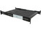 Estante charola deslizante perforada telescópica para gabinete Rack de profundidad ajustable, soporta hasta 22.7kg.