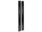 Sujetador vertical para cables TrippLite SmartRack, 1.83 m, doble ducto de Peine con tapa e intalación sin herramienta. Color negro.