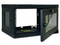 Gabinete Tripp Lite SmartRack de 6U de bajo perfil, profundidad ajustable, instalación en pared.