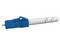 Conector LC para fibra óptica unimodo Condunet, Color Azul.