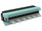 Panel de distribución Commscope MODULO 360 con 12 Acopladores LC OM4. Color Negro/Aqua.