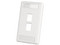 Placa para Pared Legrand, 2 Puertos RJ-45, Color Blanco.