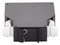 Módulo distribuidor de Fibra Óptica de 12 acopladores Linkedpro, Duplex LC/UPC monomodo.